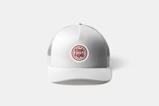 Stripe Gang Trucker - White