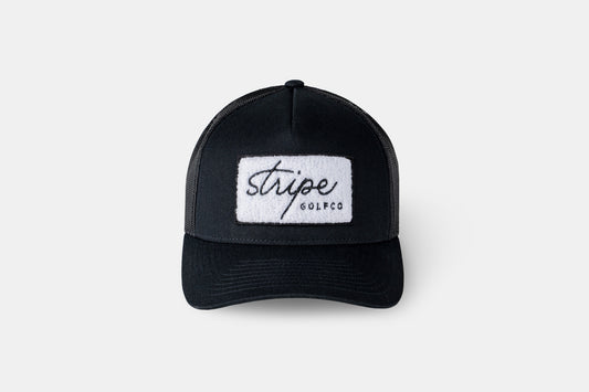 Chenille Black Trucker
