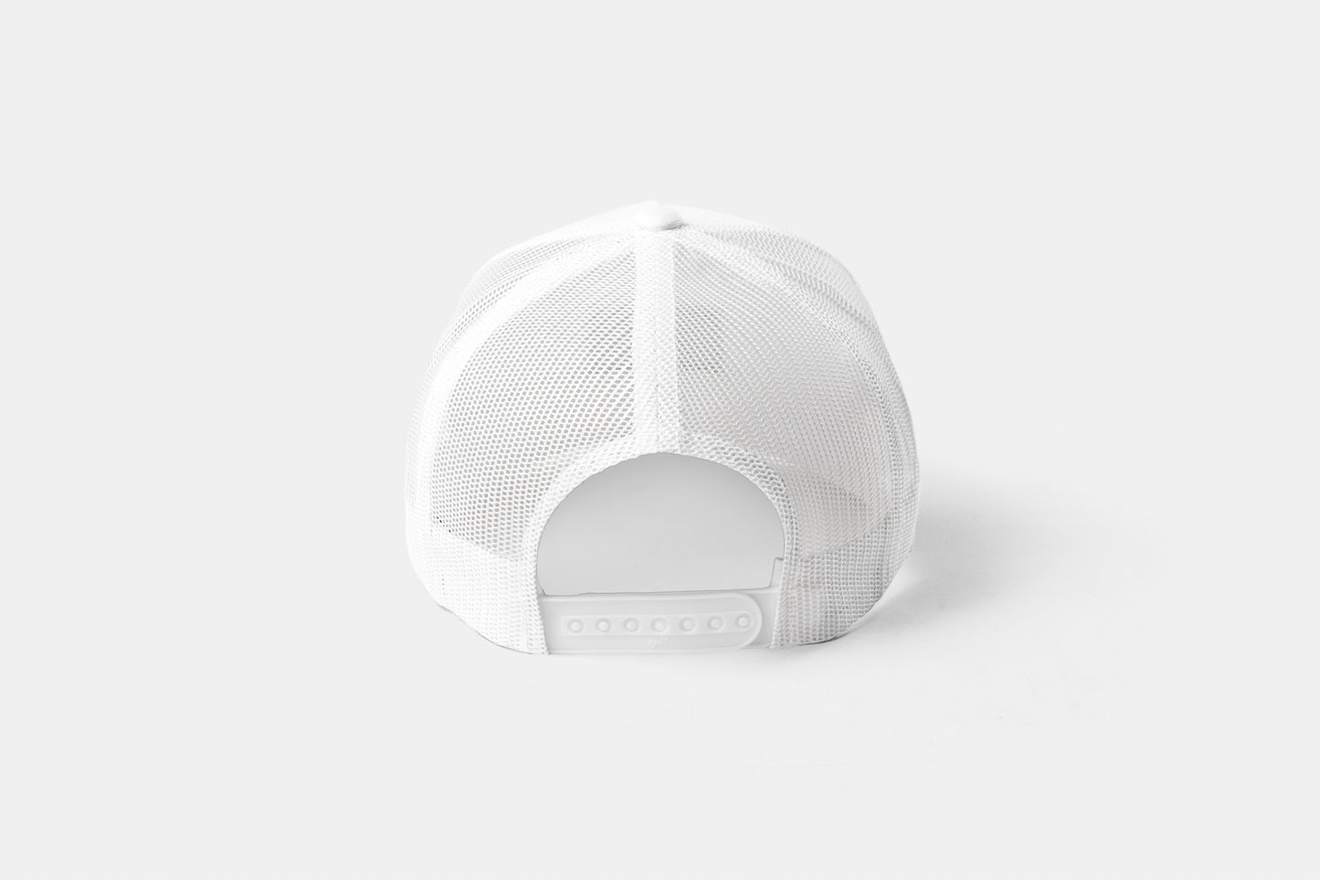 Chenille White Trucker